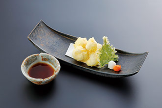 ふく白子天婦羅